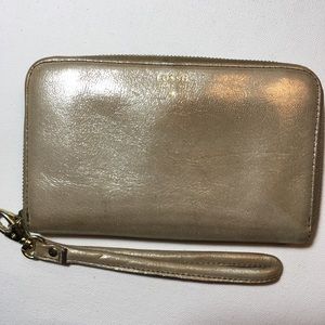 Shimmery Fossil Wallet